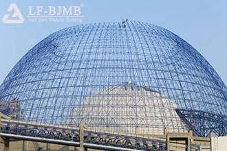 What are the applicable scenes and advantages of spherical space frame?