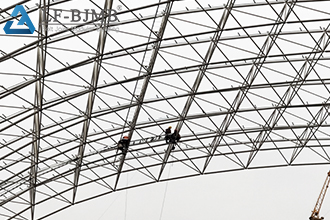 Installation Process of Steel Structure Engineering for High-Rise Building Space Frame