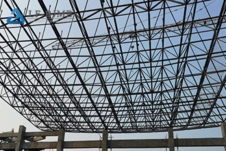 Design, fabrication and inspection of space frame structural support