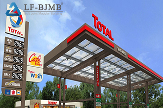 Installation of Space Frame Structure Petrol Filling Station(Part 2)