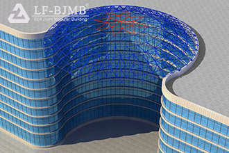 Space frame structure building glass roof to be considered(Part 1)