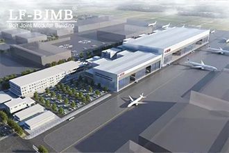 Main Structure of Asia's Largest Hangar Completed