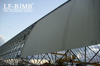The Development and Application of Large-Span Enclosed Coal Shed Structures